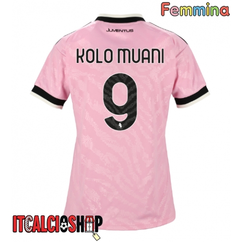 Juventus Randal Kolo Muani #9 Seconda Maglia Femmina 2026-27 Manica Corta